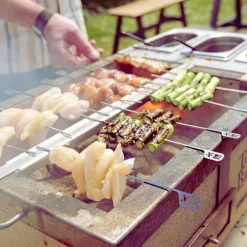 Hibachi grillspettset till Long Grill