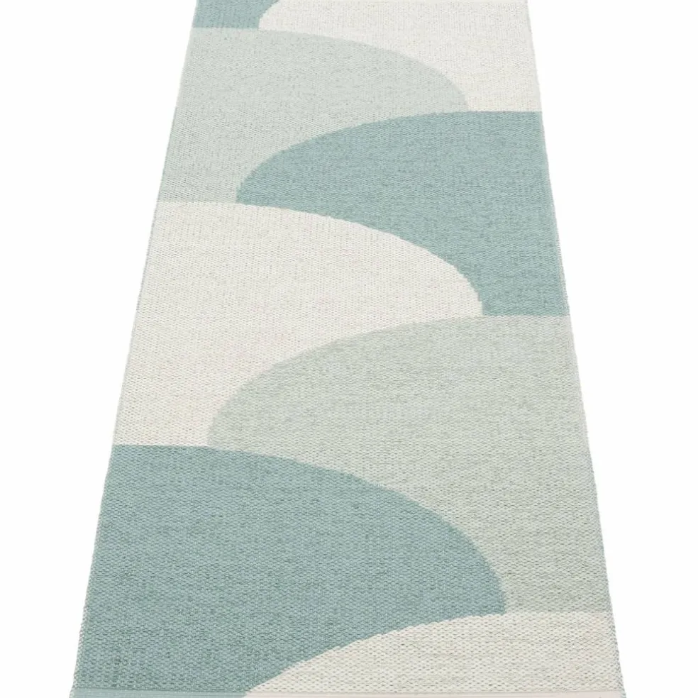 Hill matta 70 × 180 cm, army/mint/grey