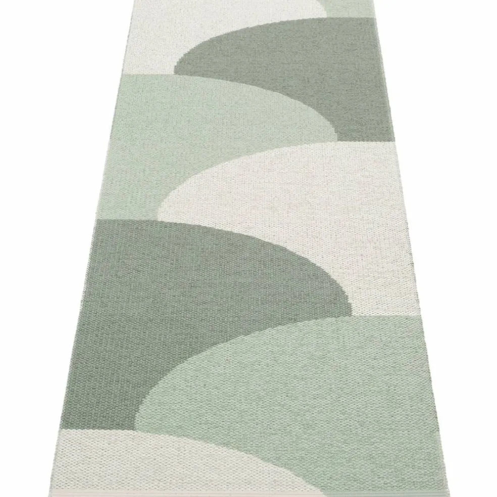 Hill matta 70 × 180 cm, army/mint/grey