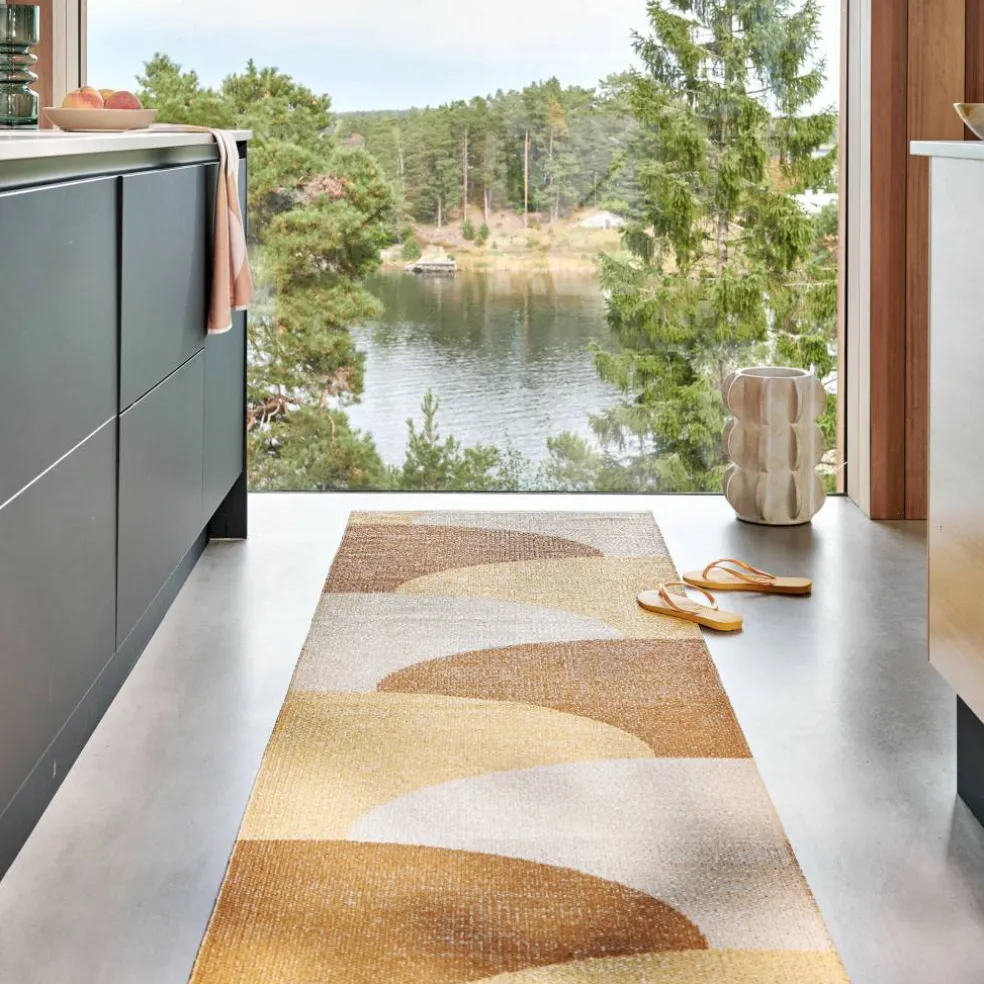 Hill matta 70 × 270 cm, dark linen/grey