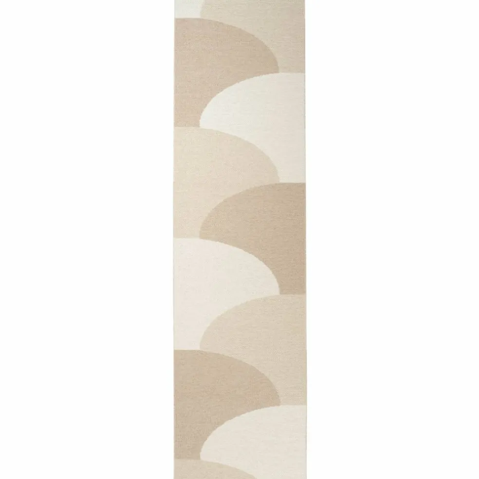 Hill matta 70 × 270 cm, ochre/yellow/cream