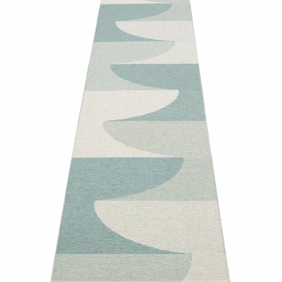 Hill matta 70 × 270 cm, ochre/yellow/cream