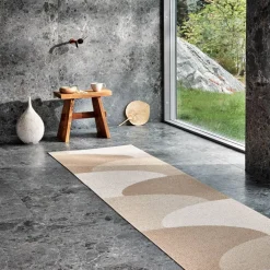 Hill matta 70 × 270 cm, ochre/yellow/cream