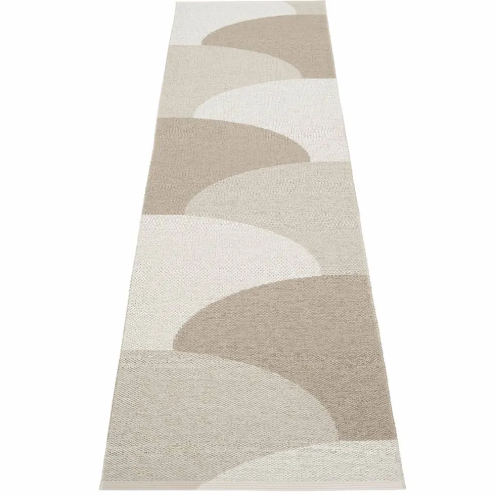 Hill matta 70 × 270 cm, ochre/yellow/cream