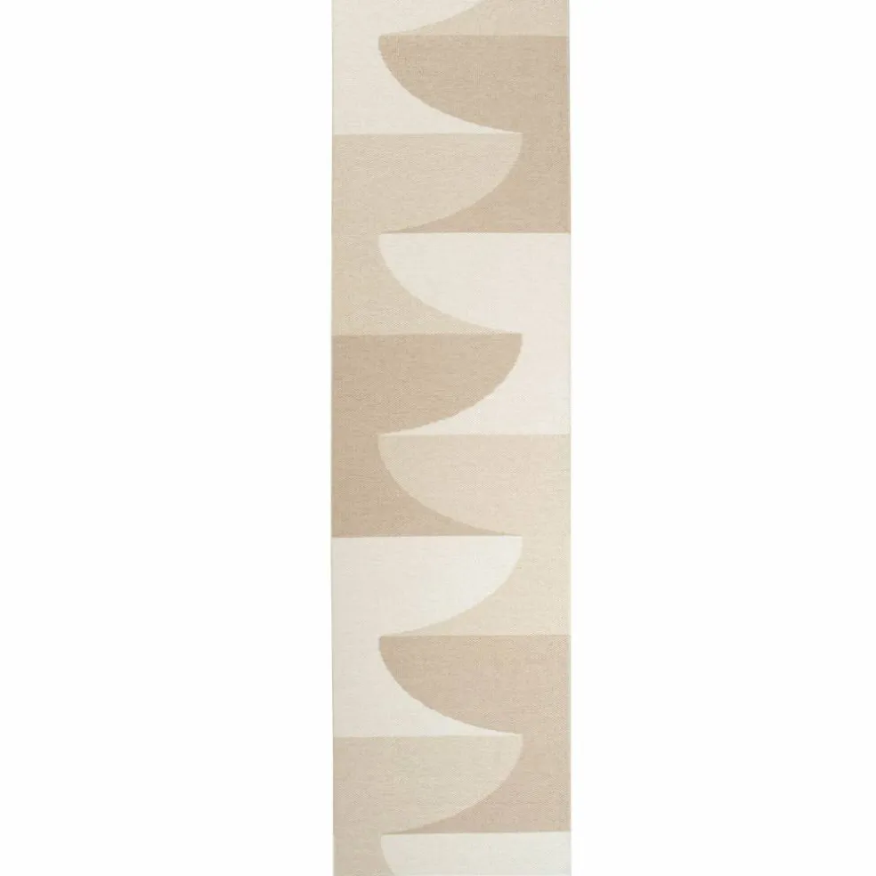 Hill matta 70 × 270 cm, ochre/yellow/cream