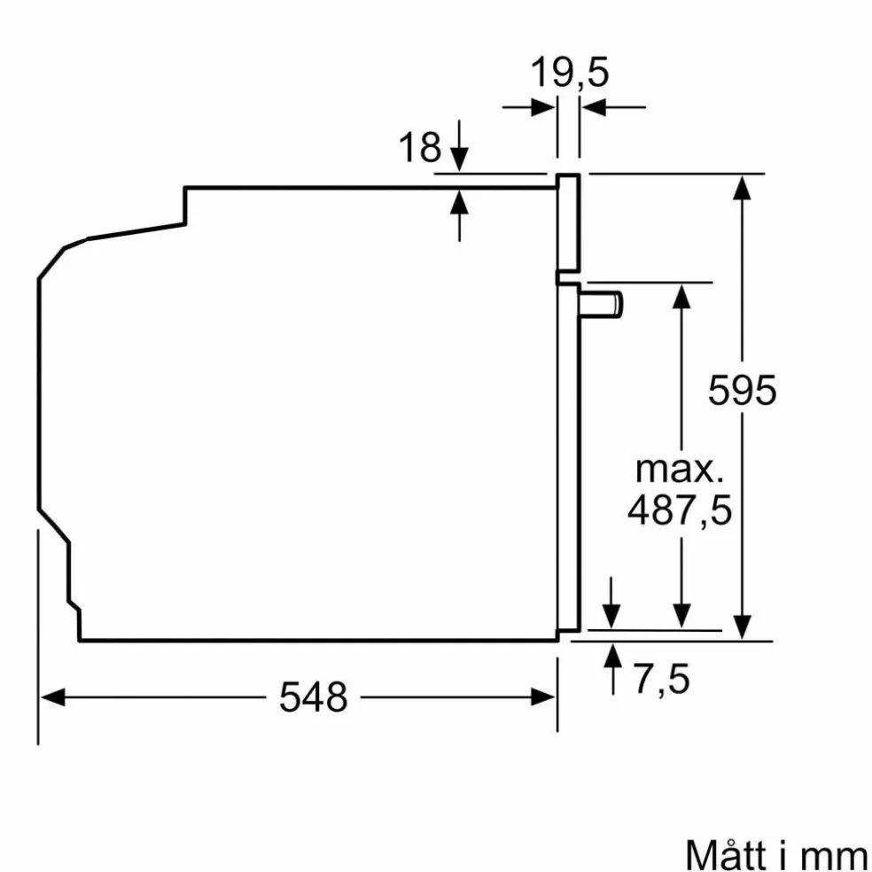 HM736G1B1 iQ700 inbyggnadsugn mikro, svart