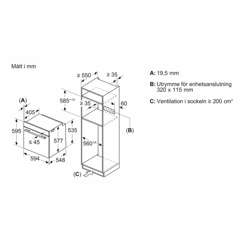 HM736G1B1 iQ700 inbyggnadsugn mikro, svart
