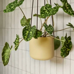 Hängande blomkruka 3 st, beige