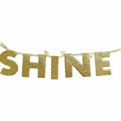 Hängande Bokstäver SHINE Guld