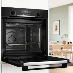 HRG578BB7 Serie 6 inbyggnadsugn med ångfunktion 60 × 60 cm, svart