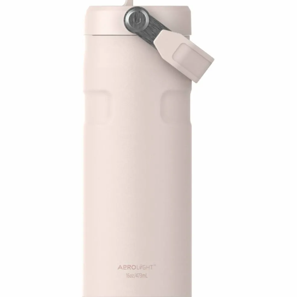 IceFlow Flip Straw vattenflaska 0,47 liter, blue sky