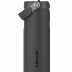 IceFlow Flip Straw vattenflaska 0,47 liter, svart
