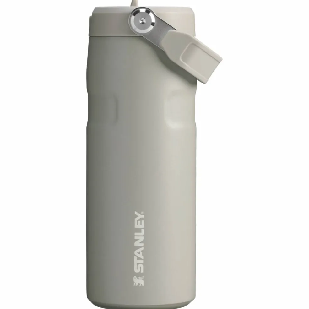 IceFlow Flip Straw vattenflaska 0,47 liter, svart