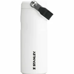 IceFlow Flip Straw vattenflaska 0,47 liter, svart