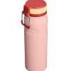 IceFlow Twist Flip vattenflaska 0,71 liter, peach rose