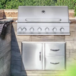 Inbyggnadsgrill för gas Jewel 6 built-in
