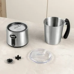 Induction mjölkskummare 650 watt, silver