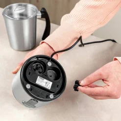 Induction mjölkskummare 650 watt, silver