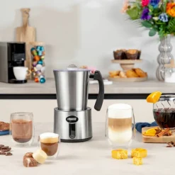 Induction mjölkskummare 650 watt, silver