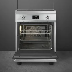 Induktionsspis 60 cm, rostfritt stål