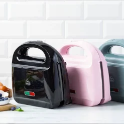 3-in-1 smörgåsgrill/våffeljärn, black