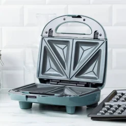 3-in-1 smörgåsgrill/våffeljärn, pink