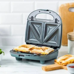 3-in-1 smörgåsgrill/våffeljärn, smokey blue
