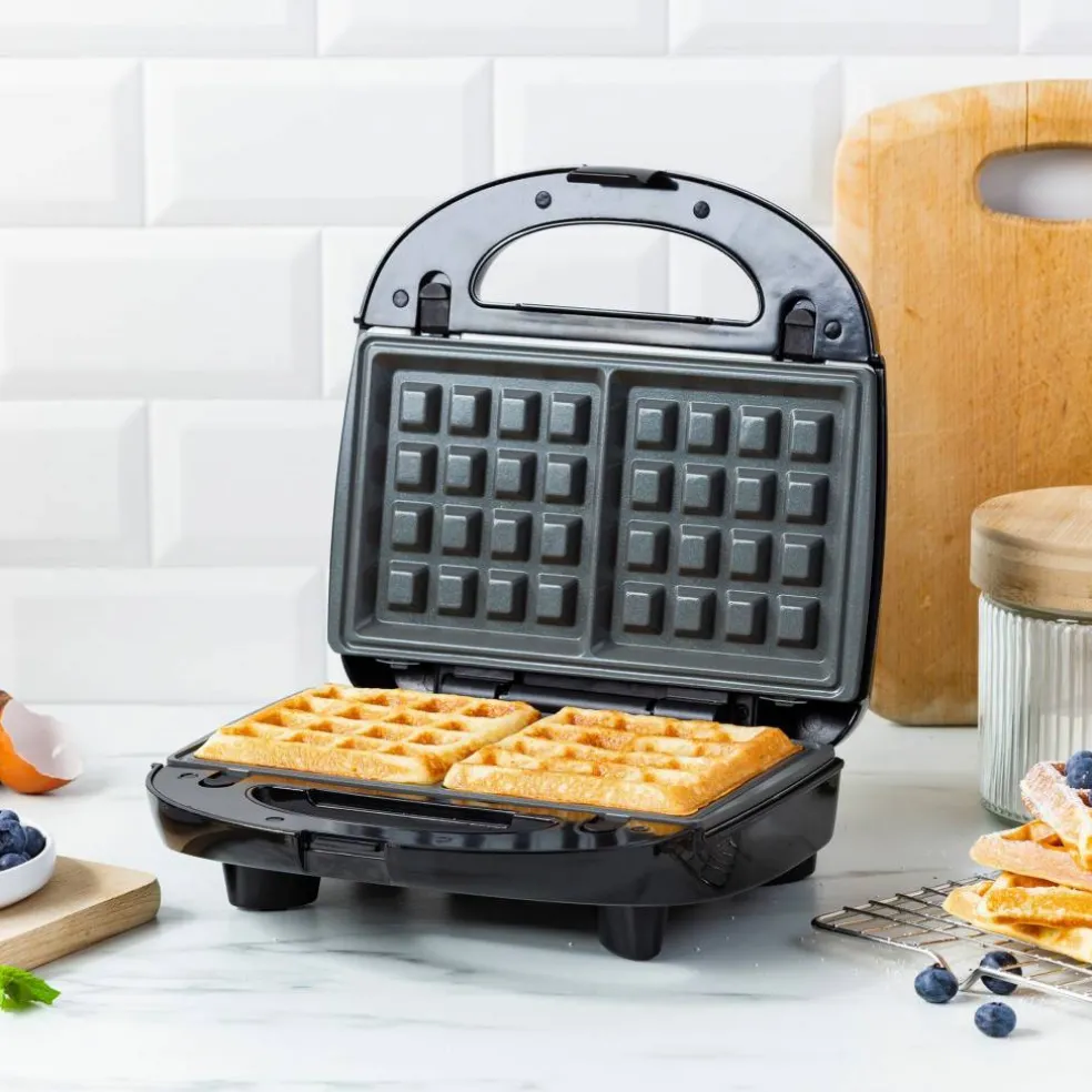 3-in-1 smörgåsgrill/våffeljärn, smokey blue