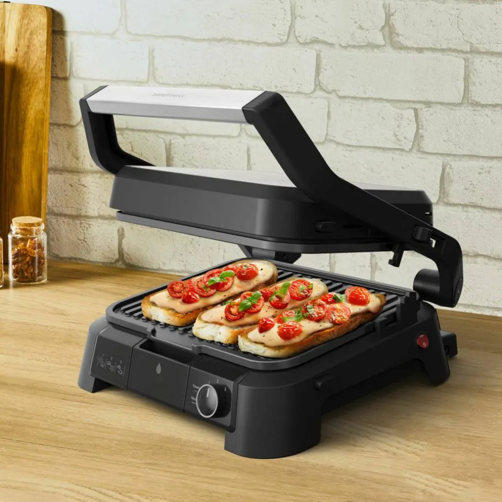 3in1 SuperGrill, rostfritt stål