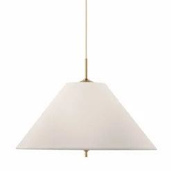 Iris pendel taklampa 50 cm, creme