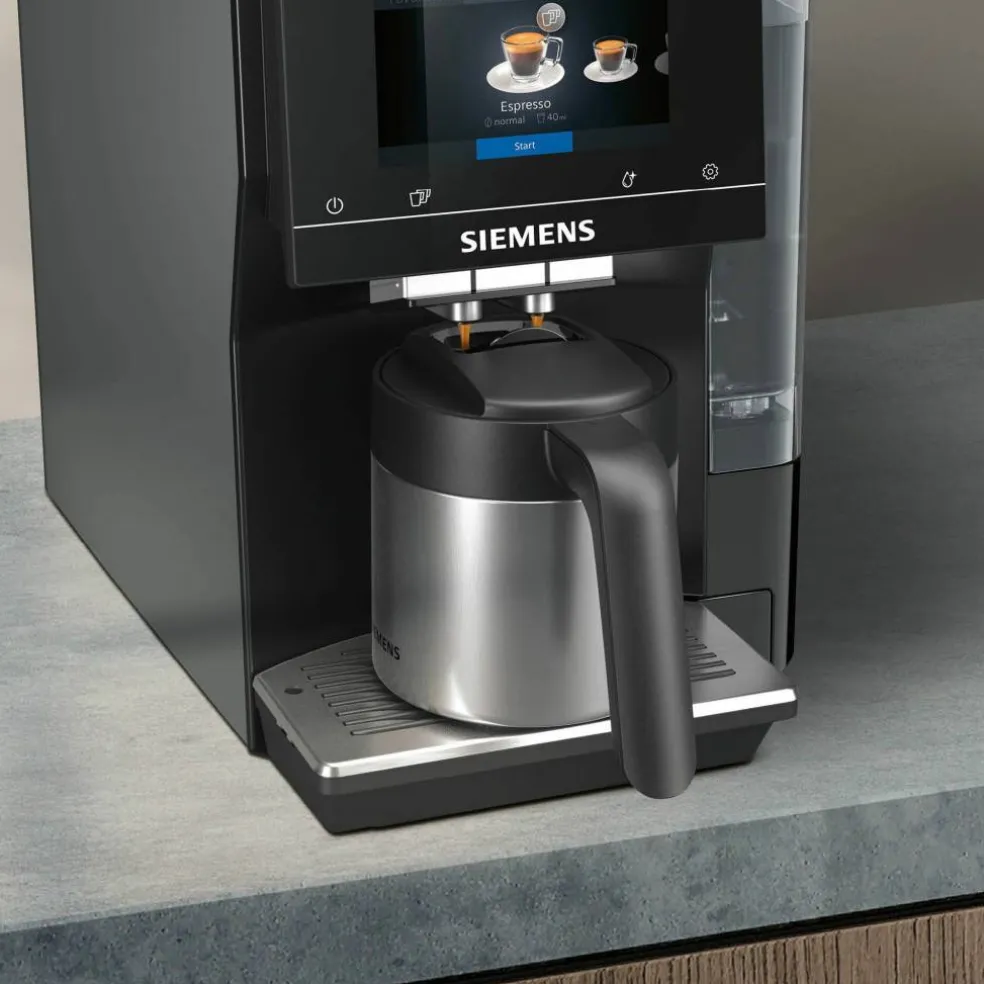 Isolerad kaffekanna för espressomaskin