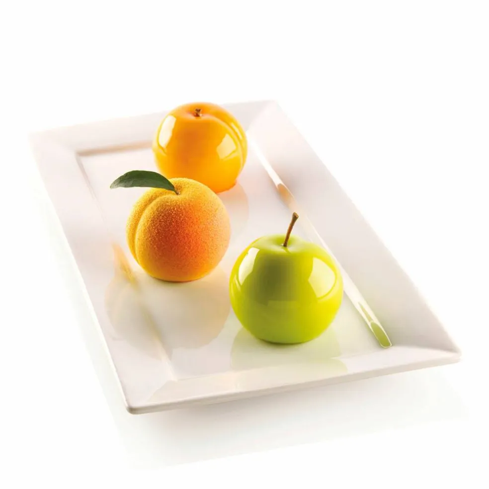 Ispirazioni Di Frutta silikonform, ljusgrå