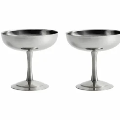 Italian Ice Cup glassbägare 2 st, rostfritt stål