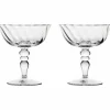 Italian Opacity coupeglas 15 cl 2-pack, klar