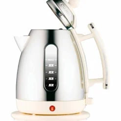 Jug vattenkokare 1,5 liter, röd/rostfritt stål