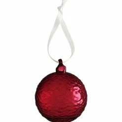 Julgranskulor deep red, 8 cm