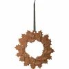 Julkrans Ø18,5 cm, brun