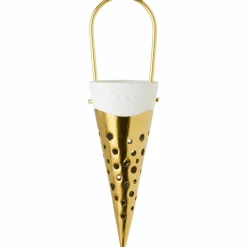 Julstrut, medium, Ø 4,5 cm, guld