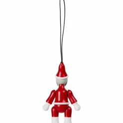 Jultomte och tomtemor, röd/vit
