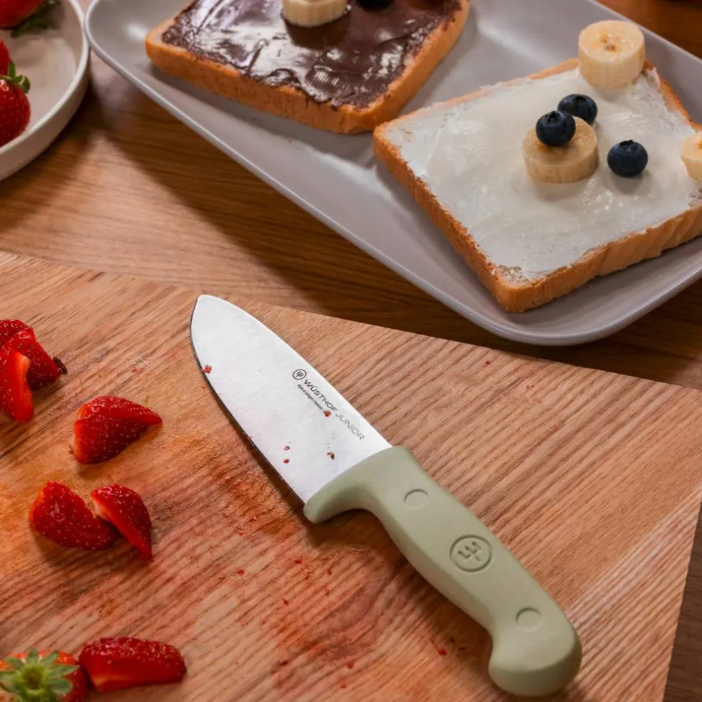 Junior kockkniv 10 cm, grön