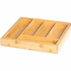 Justerbar bestickinsats 36–60 centimeter, bambu