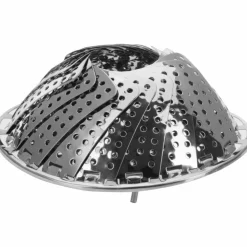 Justerbar ångkorg, 14-23 cm, rostfritt stål