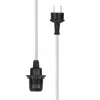 Kabel för utomhusbelysning 5 meter, vit