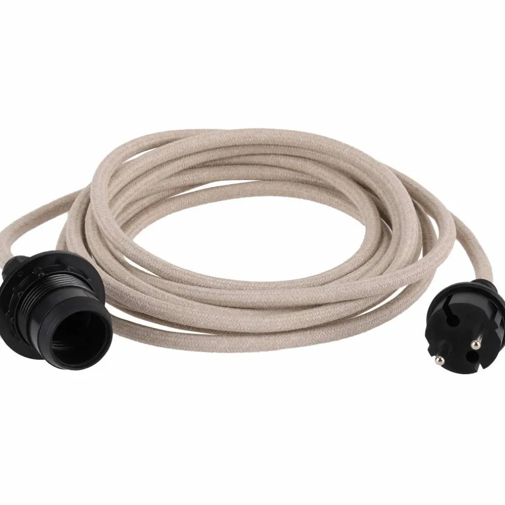 Kabel för utomhusbelysning 5 meter, vit