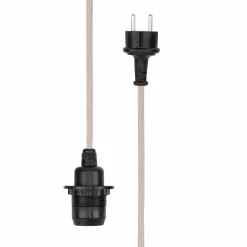 Kabel för utomhusbelysning 5 meter, svart