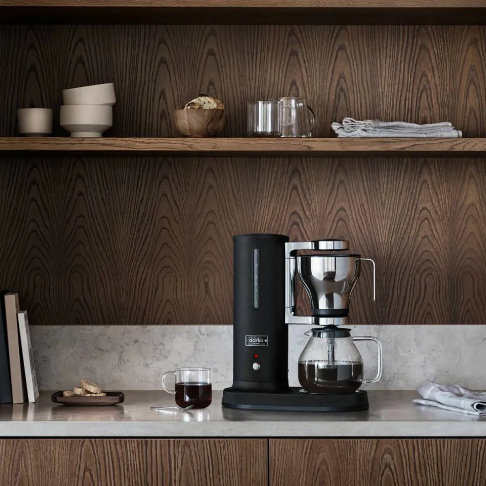 Kaffemaskin, rostfritt stål