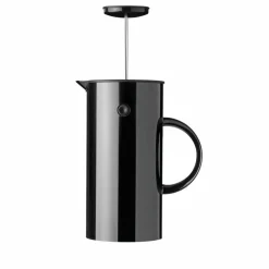 Kaffepress 8 koppar - svart