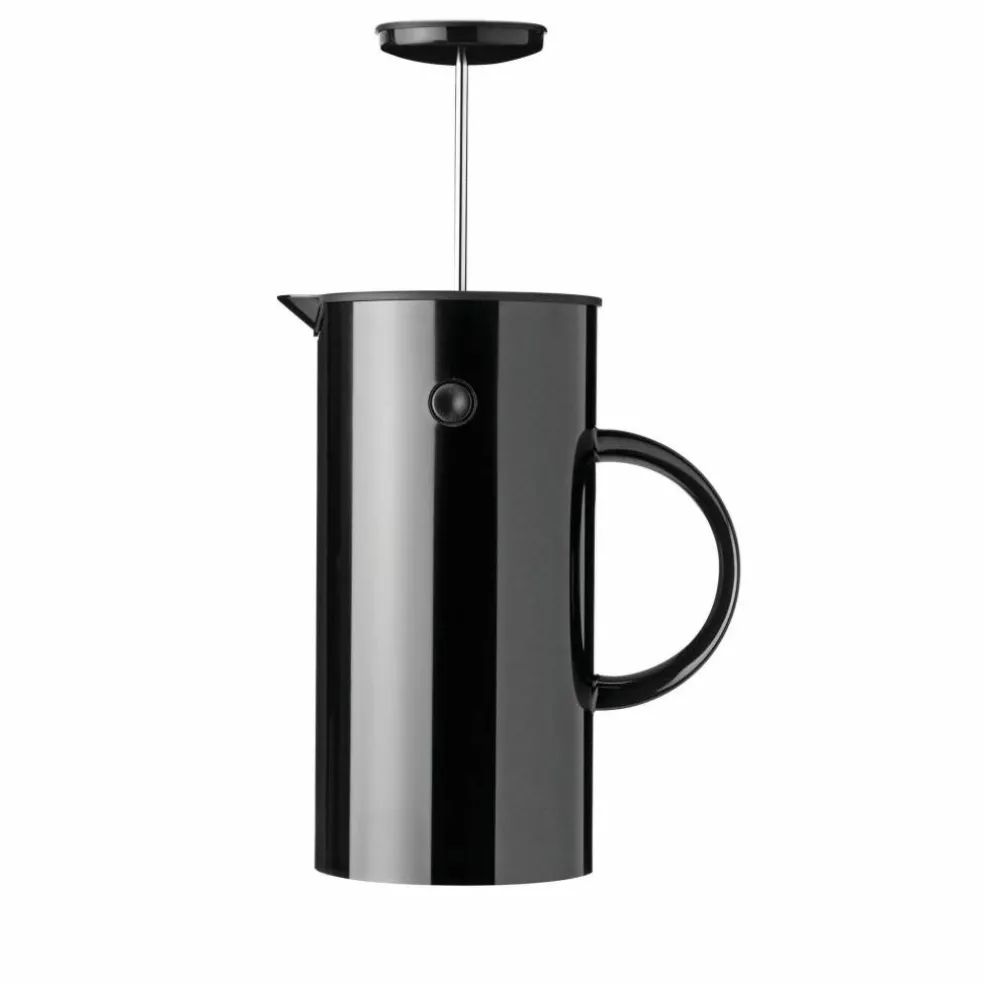 Kaffepress 8 koppar - svart