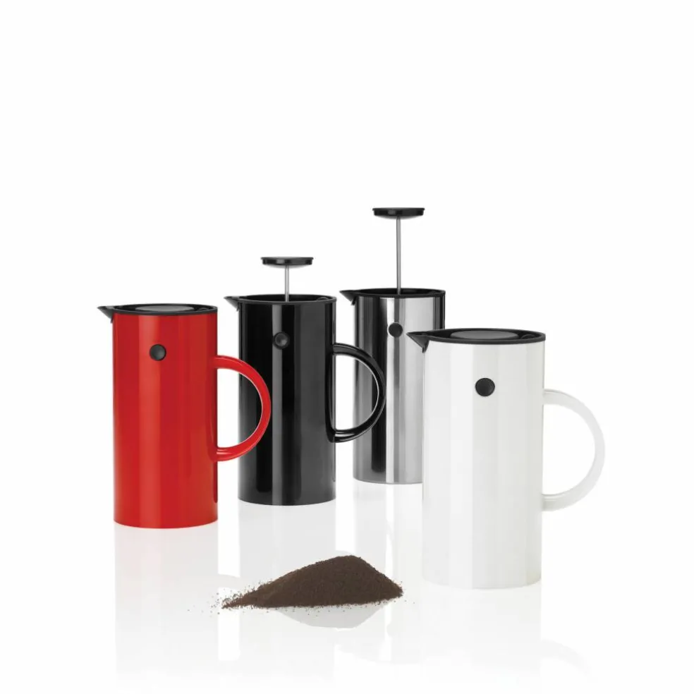 Kaffepress 8 koppar - svart