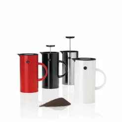 Kaffepress 8 koppar - vit